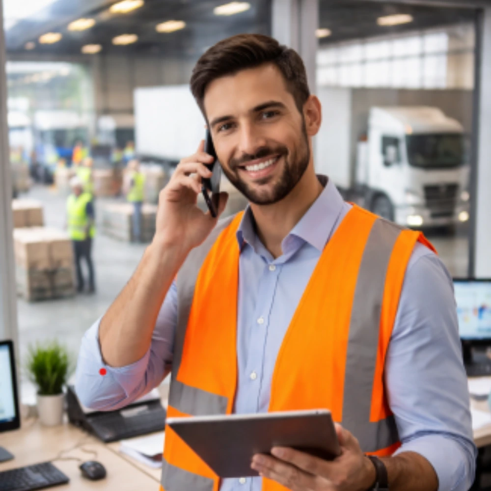 Illustration transport de marchandises